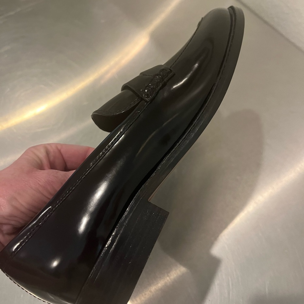 Franco Sarto Women's Black Loafers - Picture 4 of 6